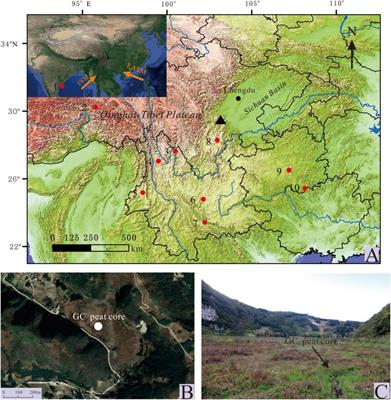 Hydroclimatic changes since the Last Glacial Maximum recorded in mountain peat deposit on the southwestern margin of the Sichuan Basin, China